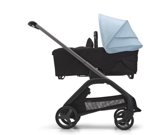 Универсальная коляска 2в1 Bugaboo DRAGONFLY - black/grey melange skyline blue