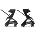 Прогулочная коляска Bugaboo DRAGONFLY - black/dark cherry-dark cherry