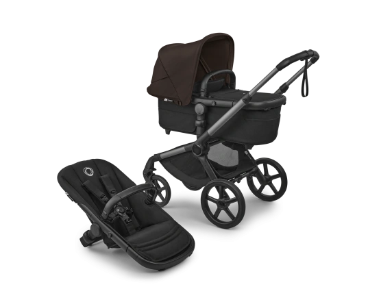 Универсальная коляска 2в1 Bugaboo FOX 5 RENEW - grafite/heritage black cocoa brown