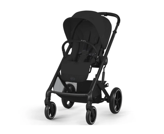 Прогулянкова коляска Cybex BALIOS S LUX BLK - moon black (з бампером)