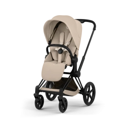 Прогулянкова коляска Cybex PRIAM Style Collection 5.0 - cozy beige (шасі Matt Black) - зображення