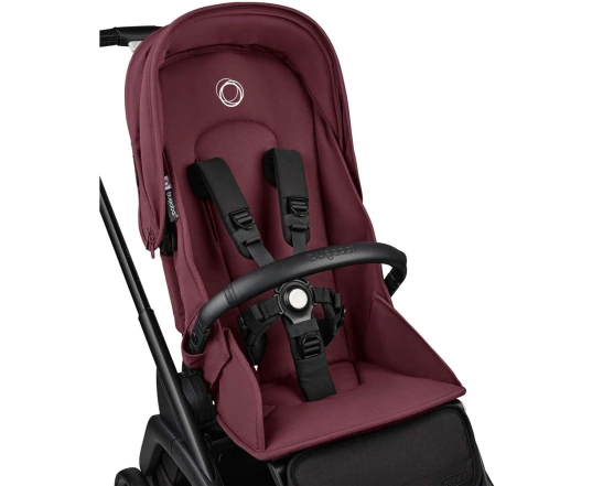Прогулочная коляска Bugaboo DRAGONFLY - black/dark cherry-dark cherry