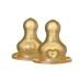 Змінні соски для пляшечки BIBS Bottle Niple 2 pack Latex (повільний потік)