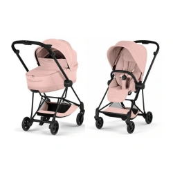 Коляска 2 в 1 Cybex MIOS Style Collection 5.0 - peach pink (шасі Matt Black) - зображення