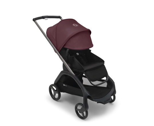 Прогулочная коляска Bugaboo DRAGONFLY - grafite/midnight black dark cherry