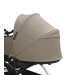 Универсальная коляска 2 в 1 с люлькой newborn shell Stokke YOYO³ Taupe (шасси White)