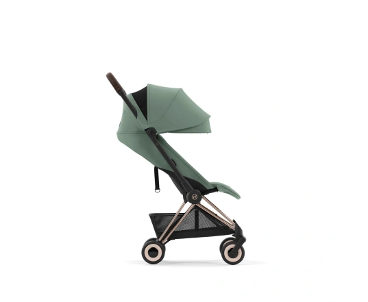 Прогулянкова коляска Cybex COYA - rosegold/leaf green