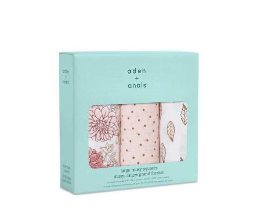 Набір муслінових пелюшок Aden + Anais 3 шт (70*70 см) Dahlias