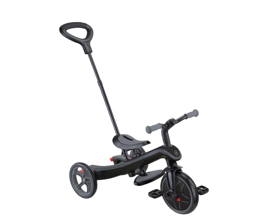 Велосипед дитячий GLOBBER серії EXPLORER TRIKE 4в1 DELUXE PLAY - Чорно-сірий
