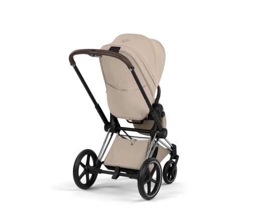 Прогулянкова коляска Cybex PRIAM Style Collection 5.0 - cozy beige (шасі Chrome Brown)