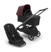 Универсальная коляска 2в1 Bugaboo DRAGONFLY - black/grey melange dark cherry