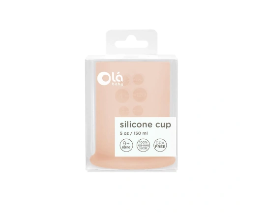 Перший силіконовий стаканчик Olababy Coral
