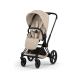 Прогулянкова коляска Cybex PRIAM Style Collection 5.0 - cozy beige (шасі Matt Black)