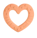 Іграшка - прорізувач BIBS Baby Bitie Heart Peach