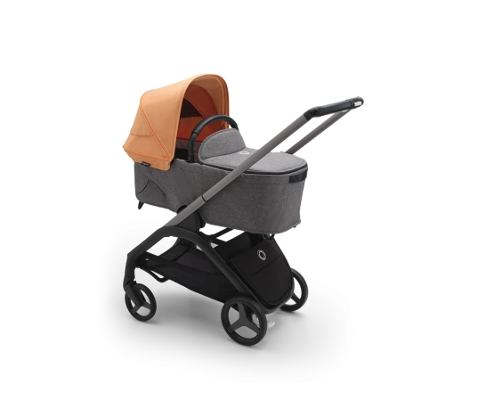 Универсальная коляска 2в1 Bugaboo DRAGONFLY - grafite/grey melange island coral