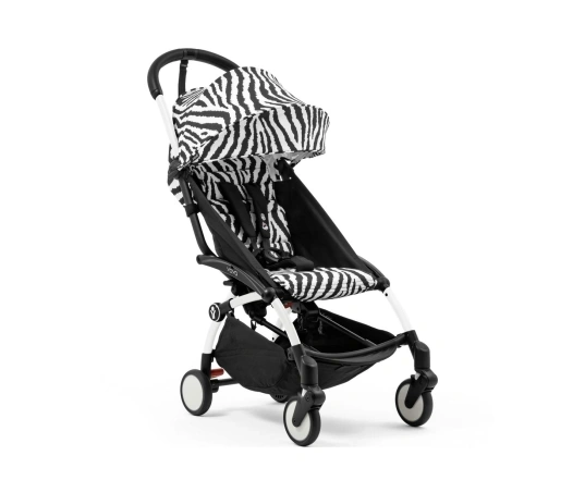 Прогулянкова коляска Stokke YOYO³ з 6 місяців Zebra (шасі White)