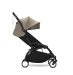 Универсальная коляска 2 в 1 с люлькой newborn shell Stokke YOYO³ Taupe (шасси White)