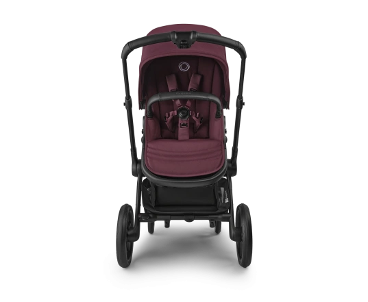 Универсальная коляска 2в1 Bugaboo FOX 5 RENEW - black/dark cherry-dark cherry