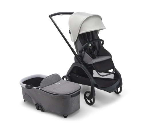 Универсальная коляска 2в1 Bugaboo DRAGONFLY - grafite/midnight black misty white