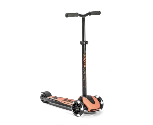Самокат Scoot and Ride серії Highwaykick-5 з колесами що світяться персик, 5+ до 80кг