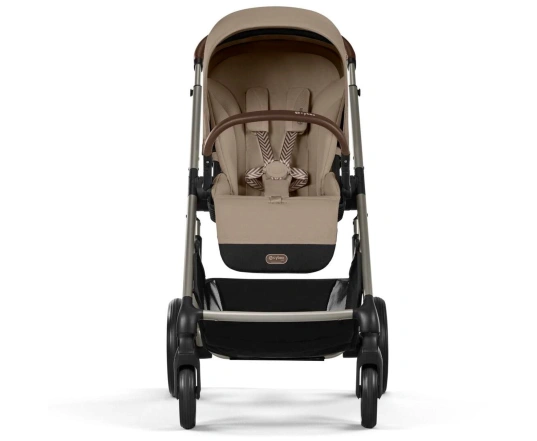 Прогулянкова коляска Cybex BALIOS S LUX TPE - almond beige (з бампером)