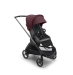 Прогулочная коляска Bugaboo DRAGONFLY - grafite/grey melange dark cherry