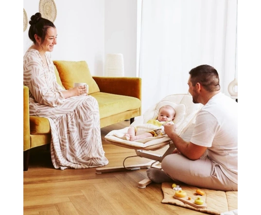 Кресло-шезлонг Babymoov Swoon Flow — бежевый