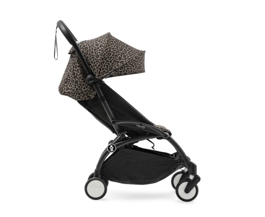 Прогулянкова коляска Stokke YOYO³ з 6 місяців Leopard (шасі Black)