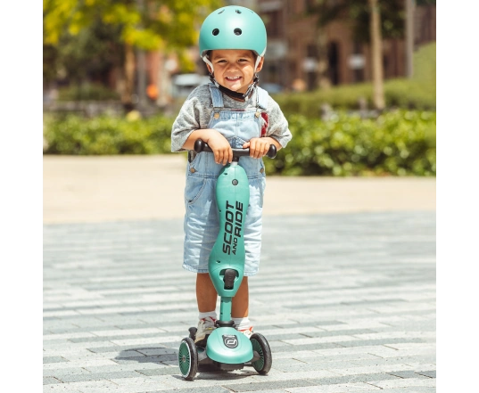 Самокат Scoot and Ride серії Highwaykick-1, сіро-зелений, 1-5 років