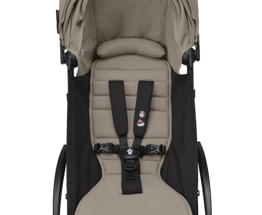 Универсальная коляска 2 в 1 с люлькой newborn shell Stokke YOYO³ Taupe (шасси Black)