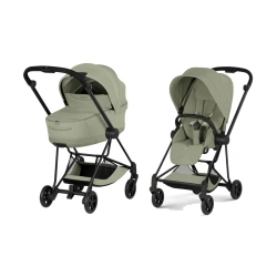 Коляска 2 в 1 Cybex MIOS Style Collection 5.0 - sage green (шасі Matt Black) - зображення