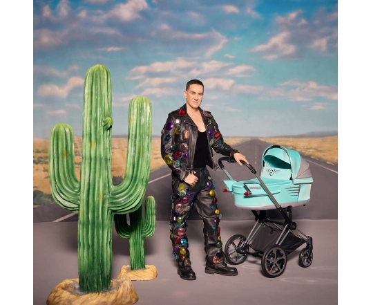 Универсальная коляска Cybex ePriam 2 в 1 Jeremy Scott Car