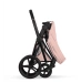 Прогулочная коляска Cybex Priam Style Collection 5.0 - peach pink (шасси Matt Black)