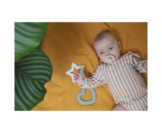 Іграшка - прорізувач BIBS Baby Bitie Star Baby Blue
