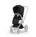 Прогулянкова коляска Cybex PRIAM Style Collection 5.0 - sepia black (шасі Chrome Brown)