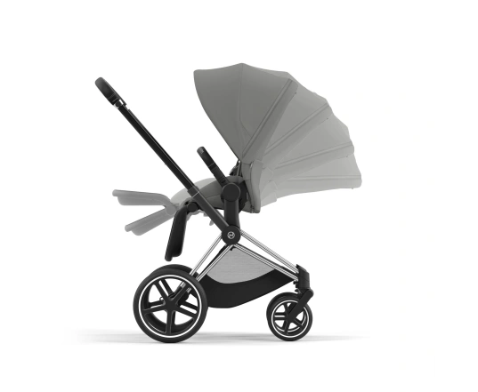 Прогулянкова коляска Cybex Priam Mirage Grey (шасі Chrome Black)