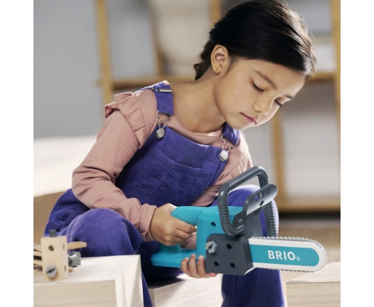 Дитяча бензопила на батарейках BRIO Builder 