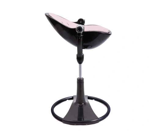 Стульчик для кормления Bloom Fresco Black в комплекте с вкладышами из экокожи - Rosewater