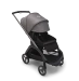 Универсальная коляска 2в1 Bugaboo DRAGONFLY - black/grey melange grey melange
