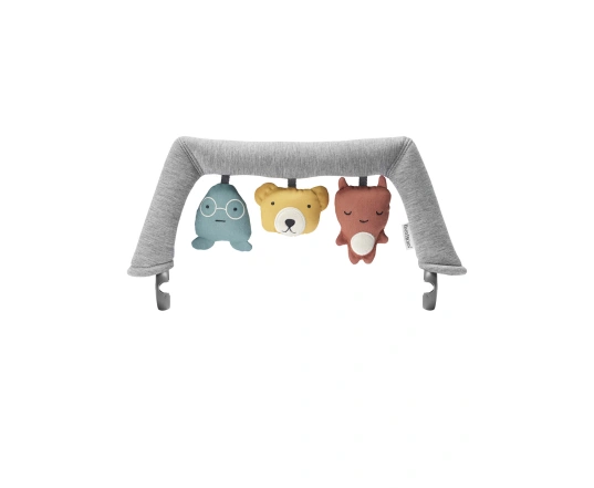 Дуга з мягкими играшками до шезлонгу-качалке BabyBjörn - 3D Jersey