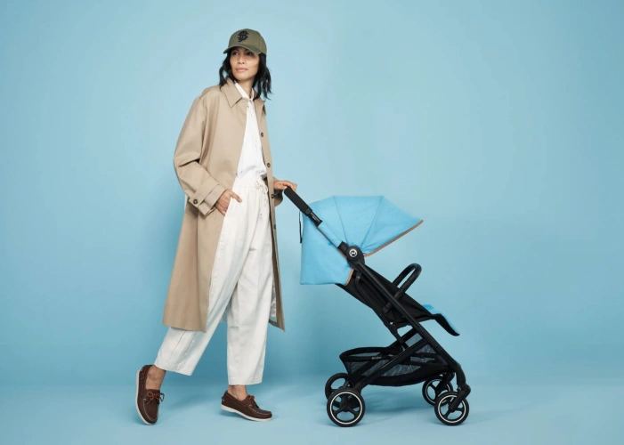 Купить Прогулочная коляска Cybex Beezy - Beach Blue turquoise с доставкой по Украине | KIDSLINE-37 - изображение