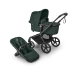Универсальная коляска 2в1 Bugaboo FOX 5 RENEW - black/fern green-fern green