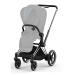 Шасі ePriam & каркас прогулянкового блоку Cybex - Chrome Black