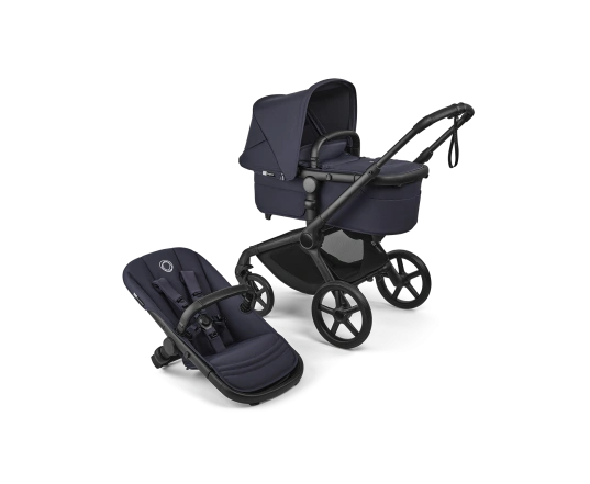 Универсальная коляска 2в1 Bugaboo FOX 5 RENEW - black/deep indigo-deep indigo