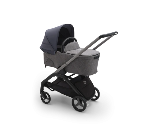 Универсальная коляска 2в1 Bugaboo DRAGONFLY - grafite/grey melange stormy blue