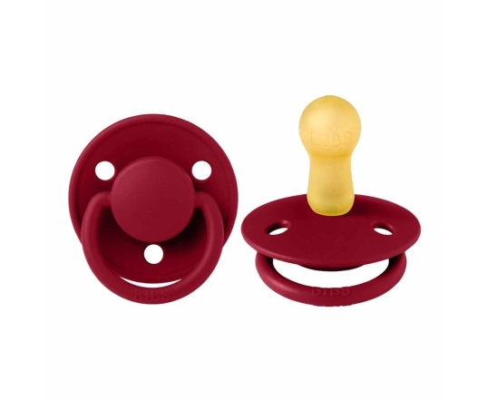 Соска пустушка BIBS De Lux Latex Size 1 Ruby