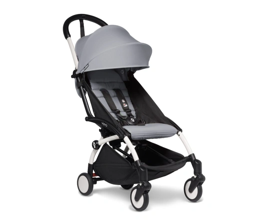 Універсальна коляска 2 в 1 Stokke YOYO³ + компактна люлька BABYZEN Stone (шасі White)