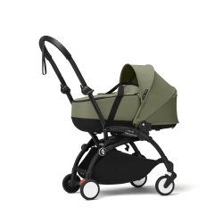 Універсальна коляска 2 в 1 з люлькою newborn shell Stokke YOYO³ Olive (шасі Black) - зображення