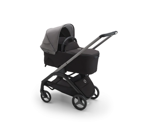 Универсальная коляска 2в1 Bugaboo DRAGONFLY - black/grey melange grey melange