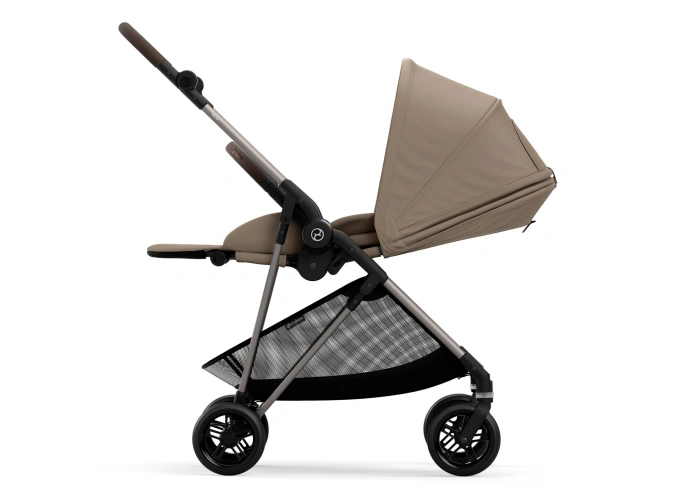 Коляска 2 в 1 Cybex Melio Carbon Candy Pink — легкая и стильная-53 - изображение